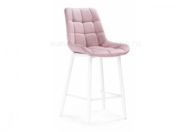    Барный стул Мебель России Алст розовый / белый